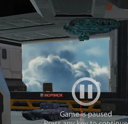 Bot at the ceiling