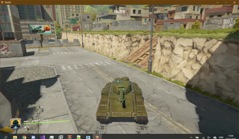 Moving tank