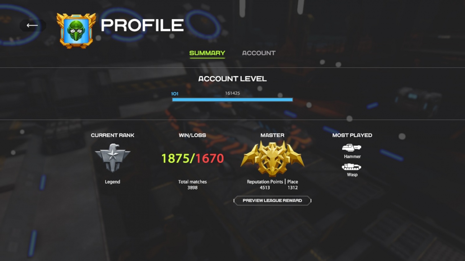 Players profile